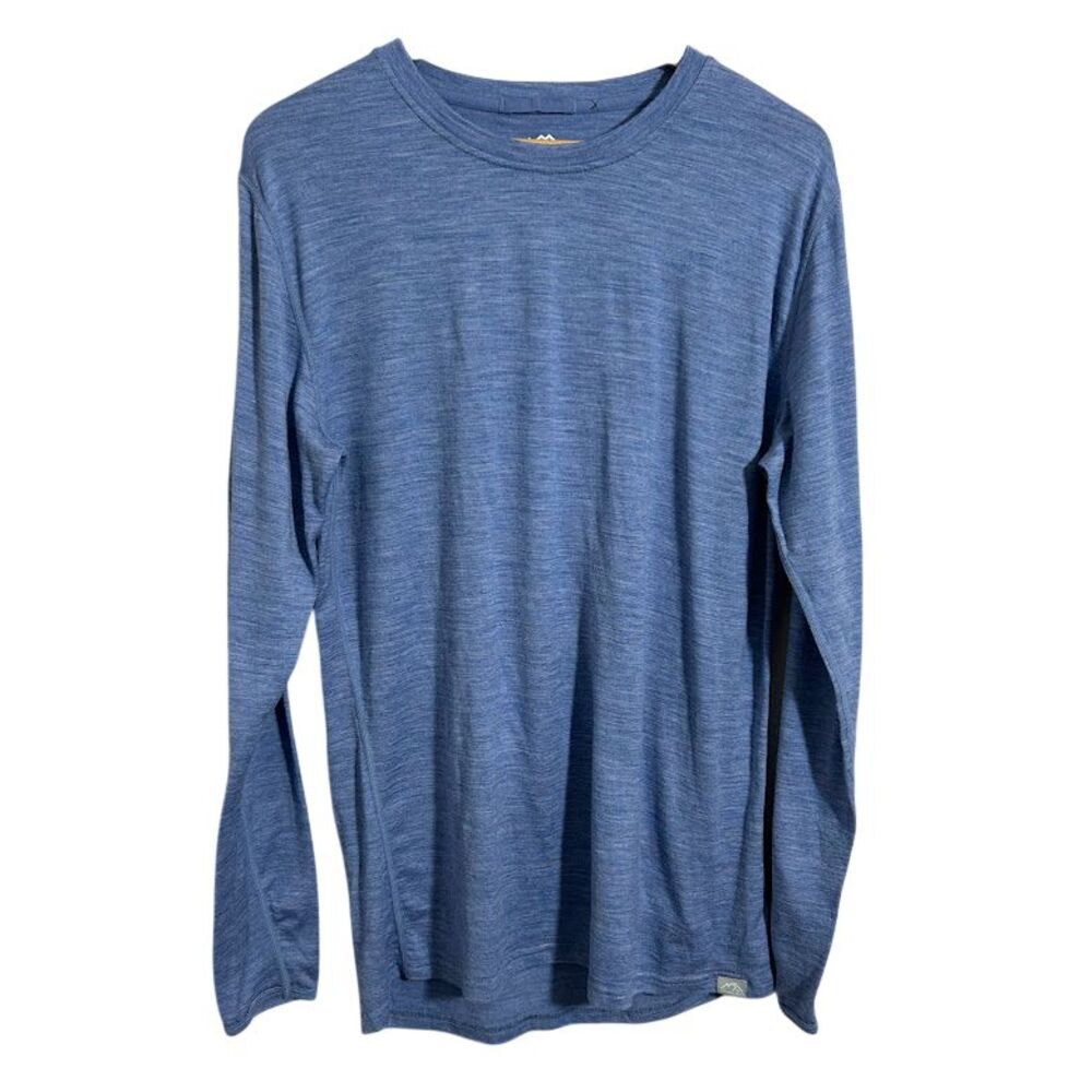 Merino Tech 100% Superfine Merino Wool Shirt Mens XL Midweight Base Layer Top